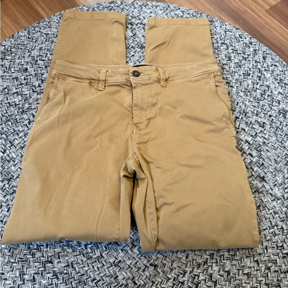 American Eagle Outfitters Men's Khaki Chino Pants - Tan